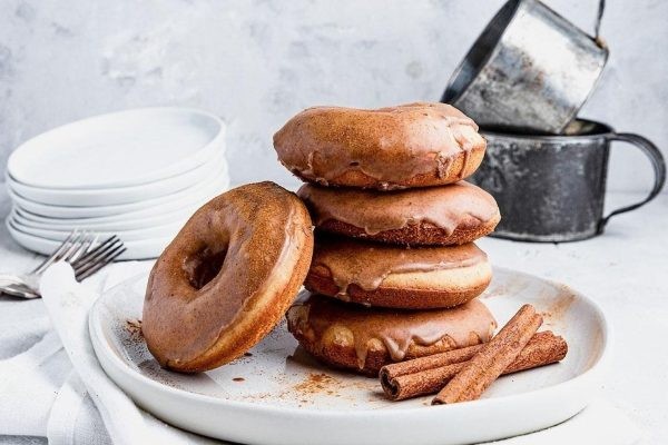 Gluten-Free Baked Donuts with Warm Cinnamon Twist