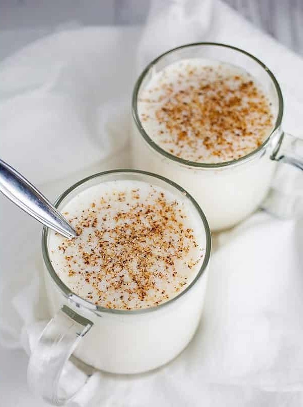 Nostalgic Eggnog Cocktail with a Holiday Twist