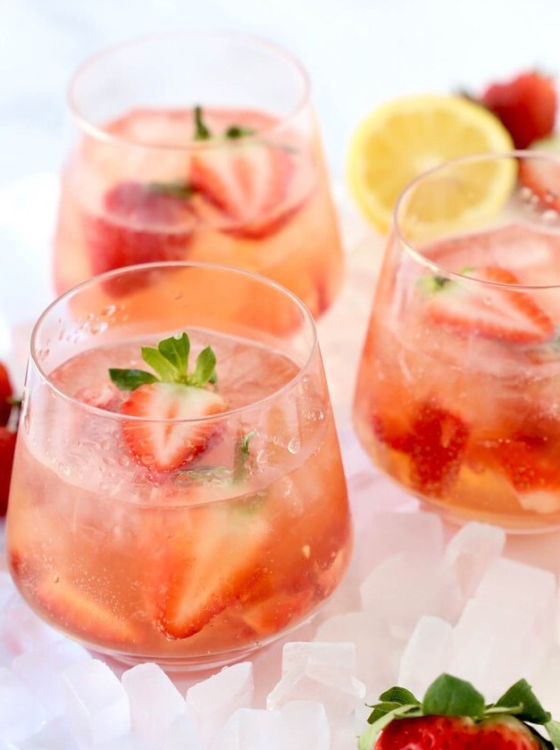 Fruity Rosé Tequila Cocktail