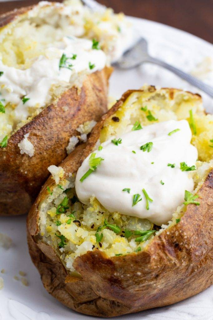 Air Fryer Crispy Baked Potatoes Recipe