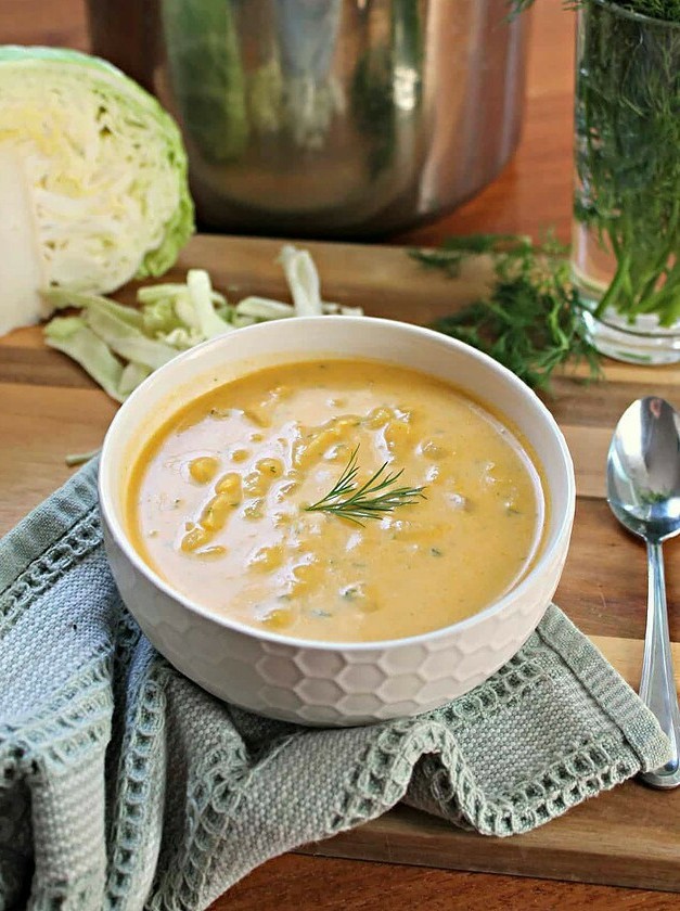 Cabbage & Potato Cream Soup Recipe