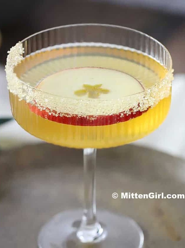 Autumn Spice Apple Vodka Spritzer