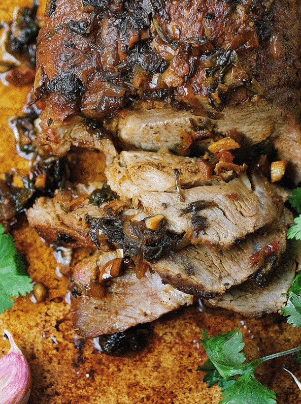 Caramelized Paleo Herb Crusted Pork