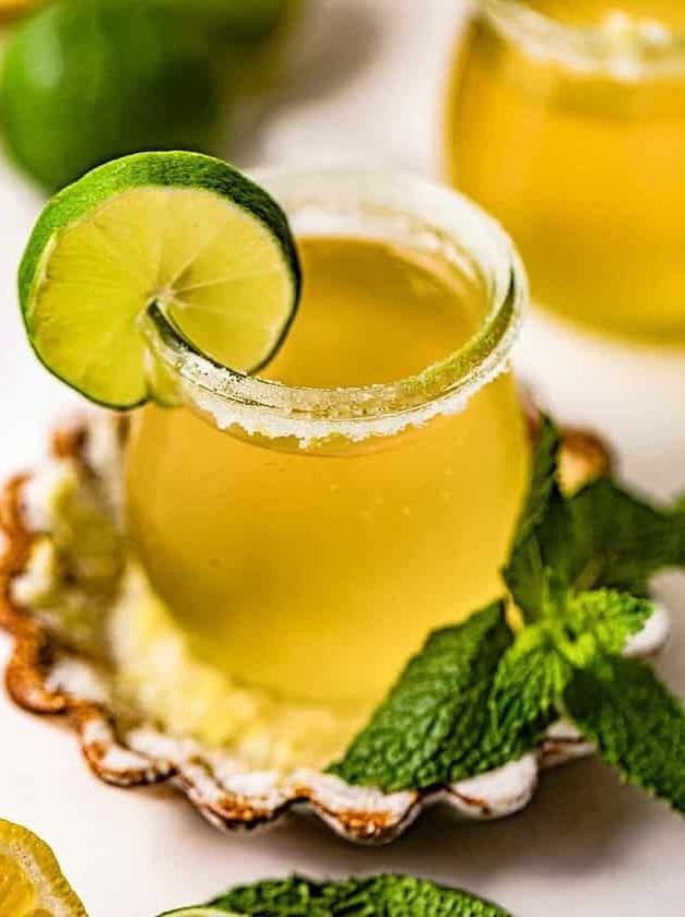 Peach Whiskey Refresher