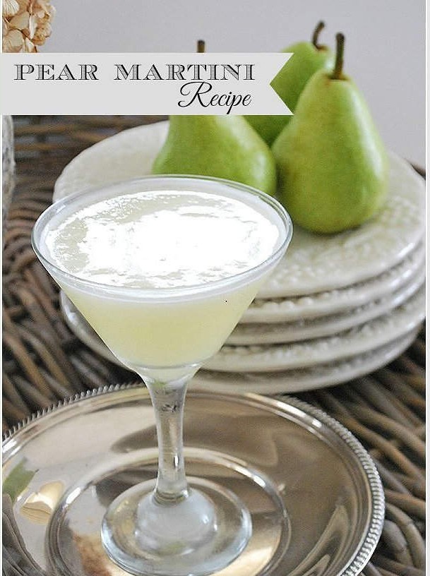 Pear Perfection in a Glass