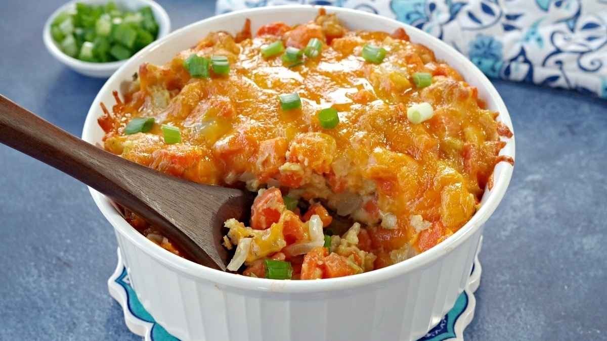 Carrots Meet Cheesy Stovetop Stuffing Delight