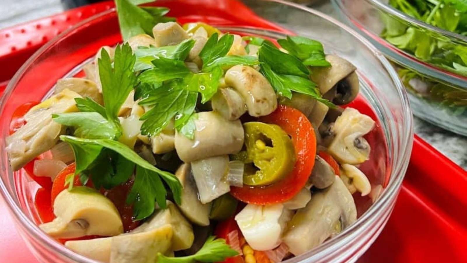 Italian Spiced Mushroom Bites