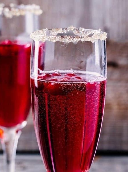 Cranberry Sparklers for Holiday Cheer