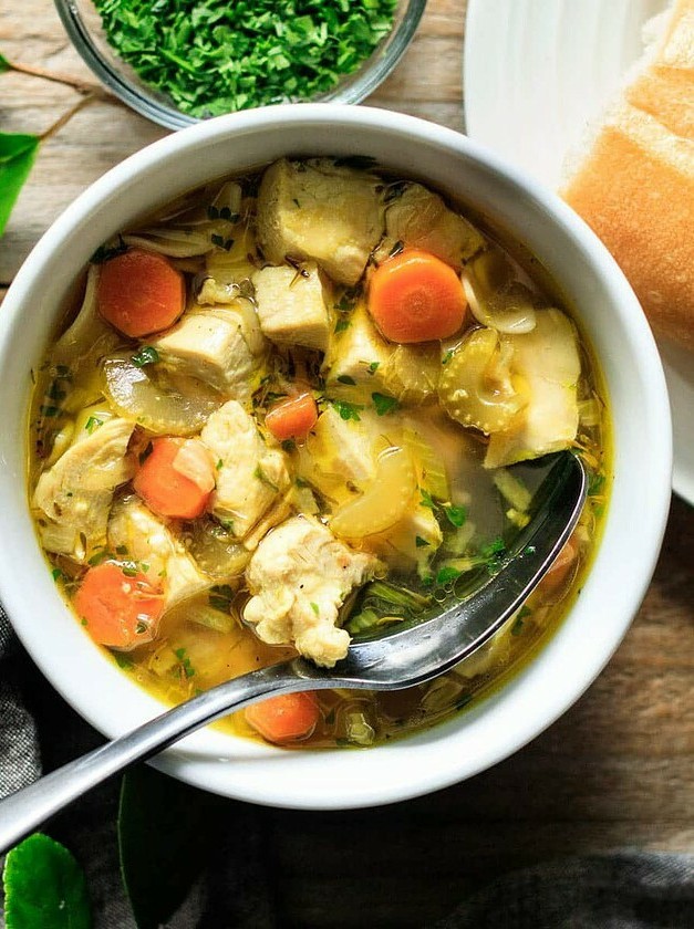 Panera-Inspired Chicken Noodle Soup Recipe