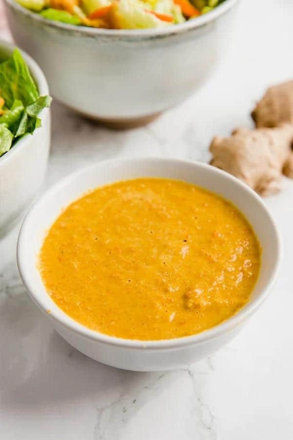 Paleo Ginger Dressing for Japanese-Inspired Salads