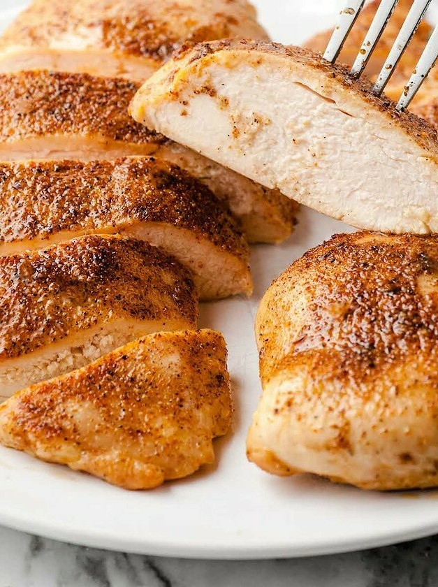 Garlic Crusted Chicken Breast Oven Recipe