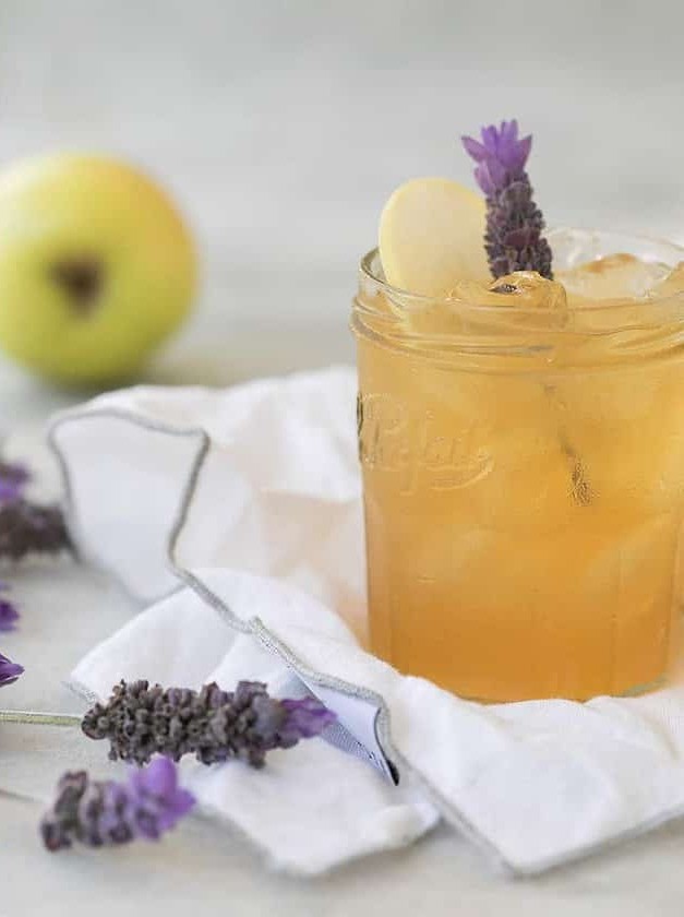 Lavender Apple Delight Vodka Cocktail