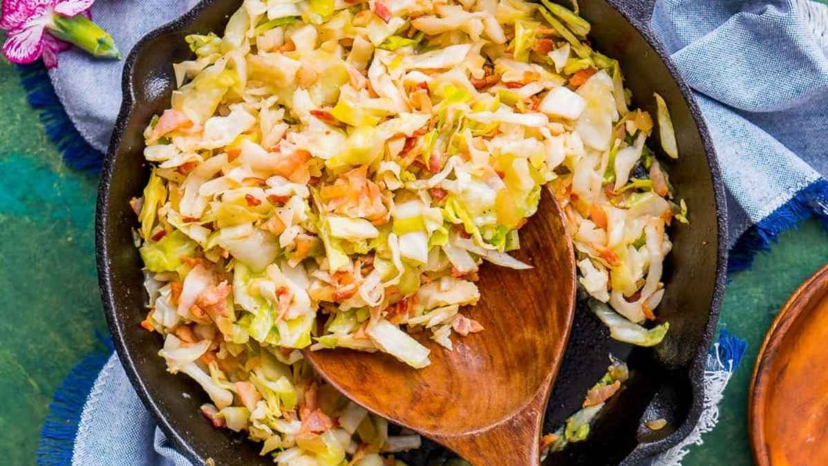 Quick Irish-Style Cabbage and Bacon Delight