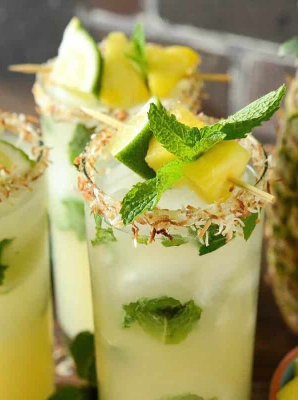 Tropical White Rum Mojito Delight