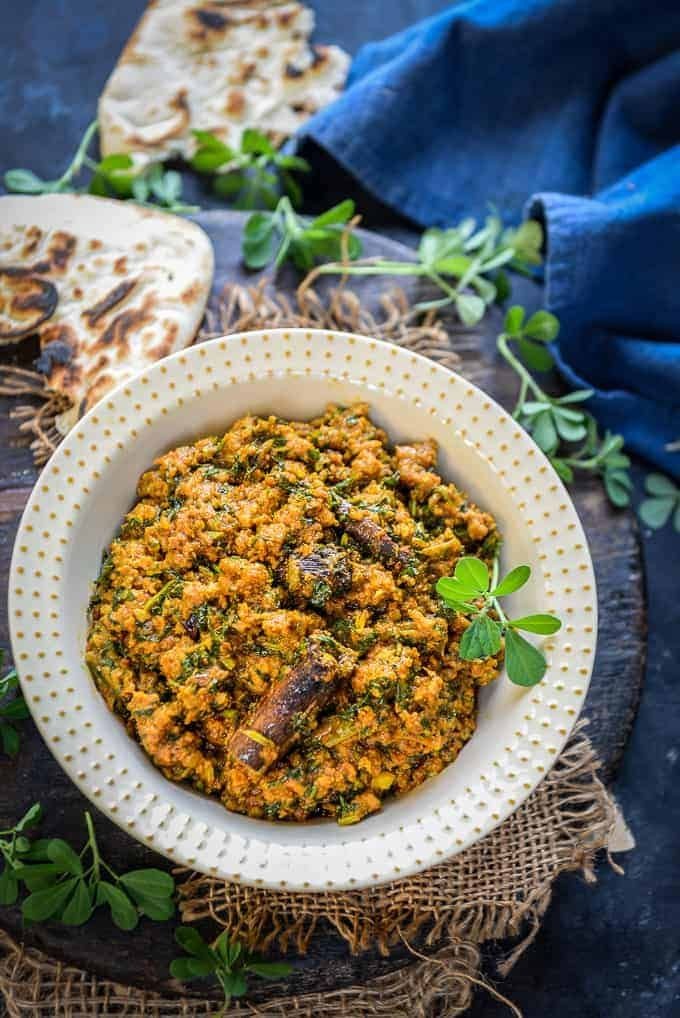 Garlic Naan with Whole Wheat Crunch