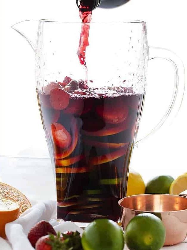 Fruity Spanish Summer Wine Cocktail