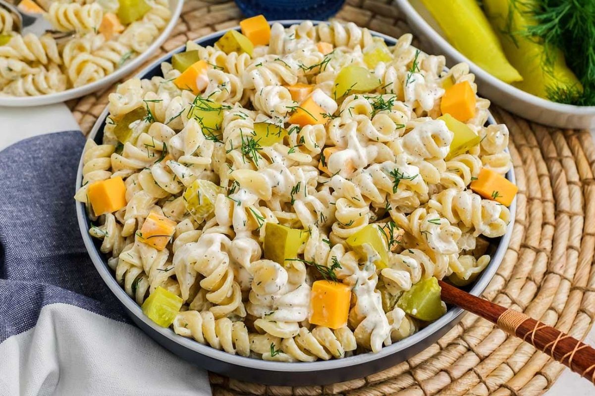 Tangy Dill Delight Pasta Salad