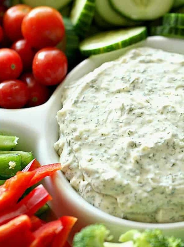 Dill Delight Veggie Dip Recipe