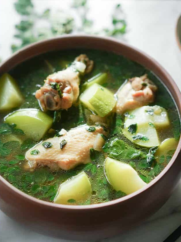 Filipino Chicken Soup with Herbs