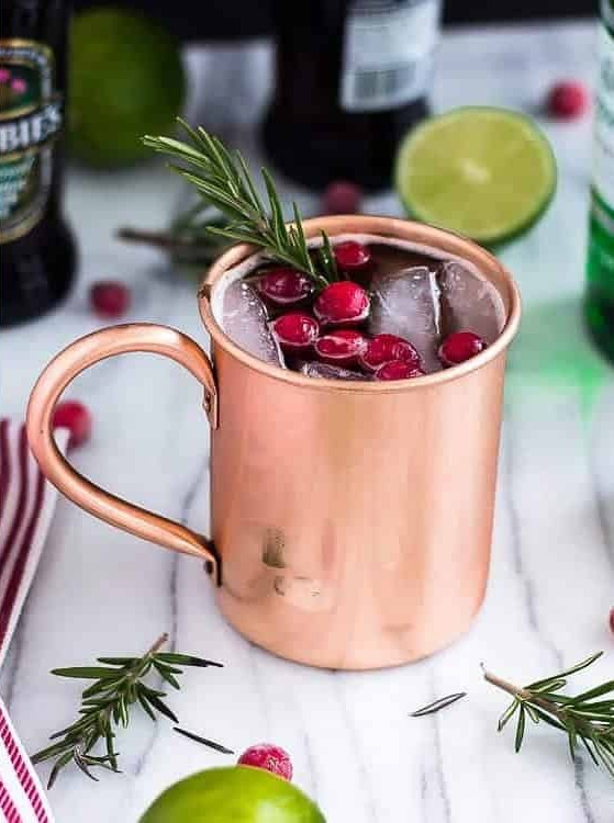 Cranberry Rosemary Winter Sparkler