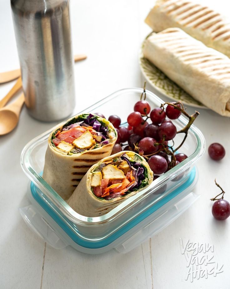 Vegan Delights: Mango Quinoa Tofu Wraps