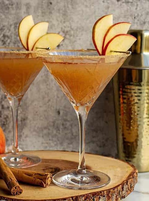 Spiced Apple Vodka Martini Delight