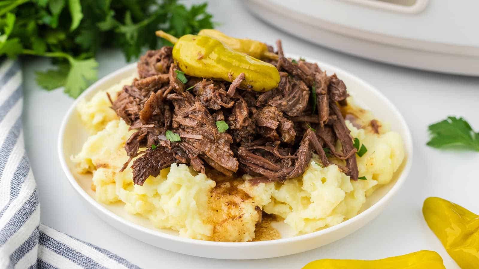 Slow Cooker Southern Style Beef Roast