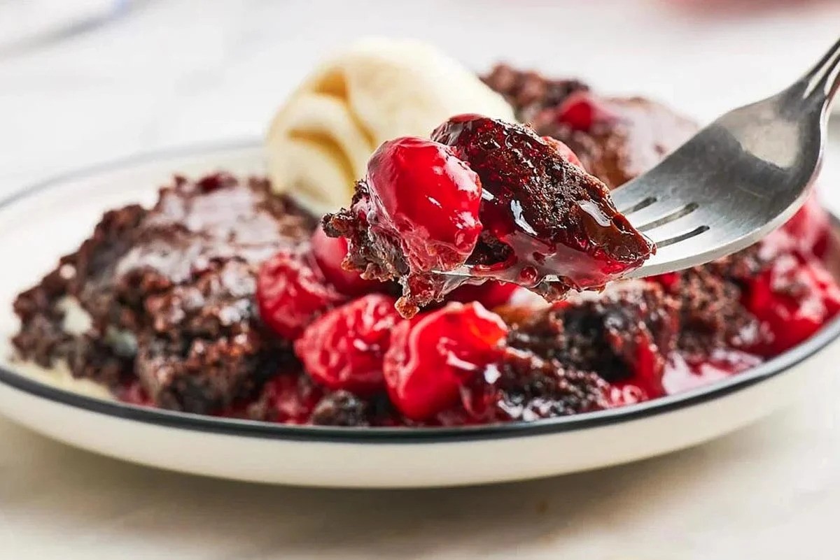 Chocolate Cherry Delight Dump Treat