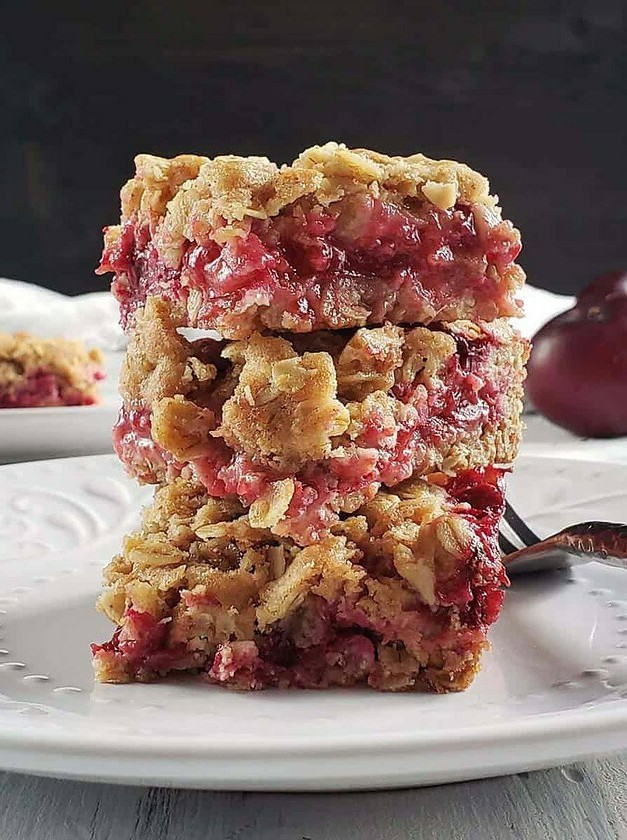 Plum Crunch Oatmeal Treats