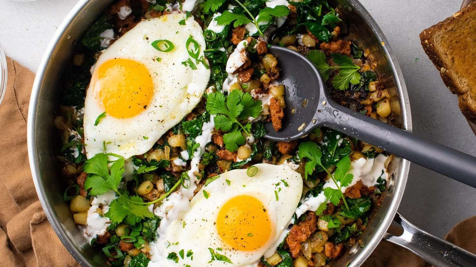 Spicy Chorizo Breakfast with Citrus Twist