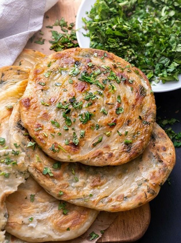 Fresh Herb Flatbreads with Olive Oil Twist