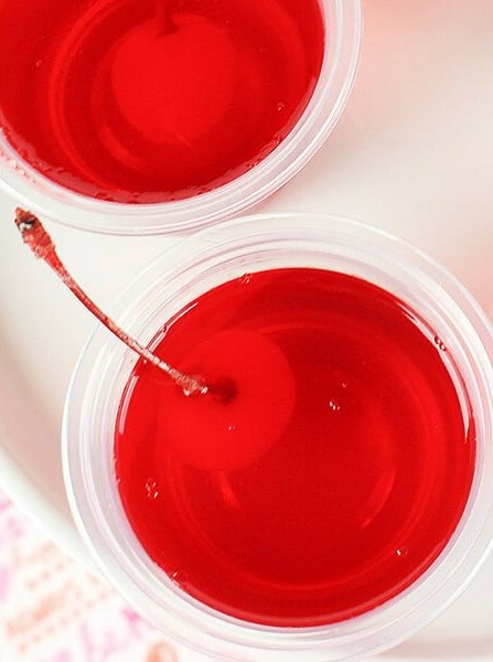 Cherry Vodka Jell-O Shots Recipe