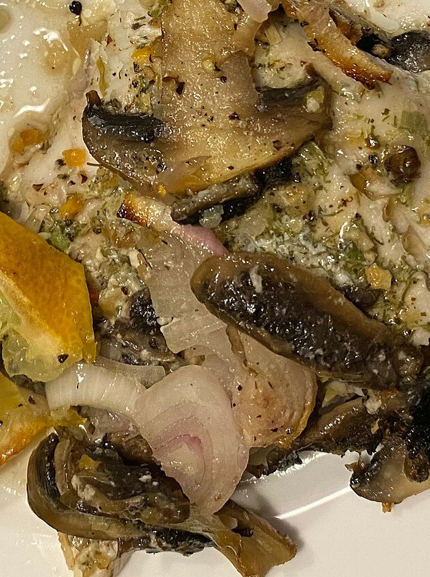 Lemon Butter Glazed Walleye Delight