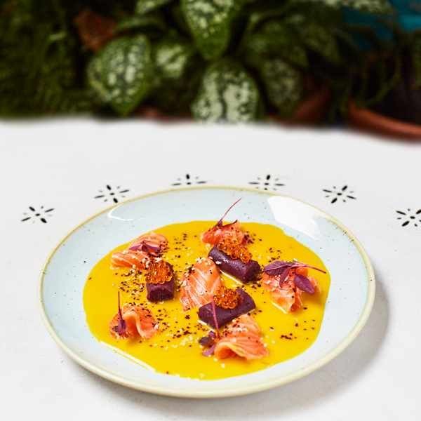 Smoked Trout Salad with Summer Vegetables