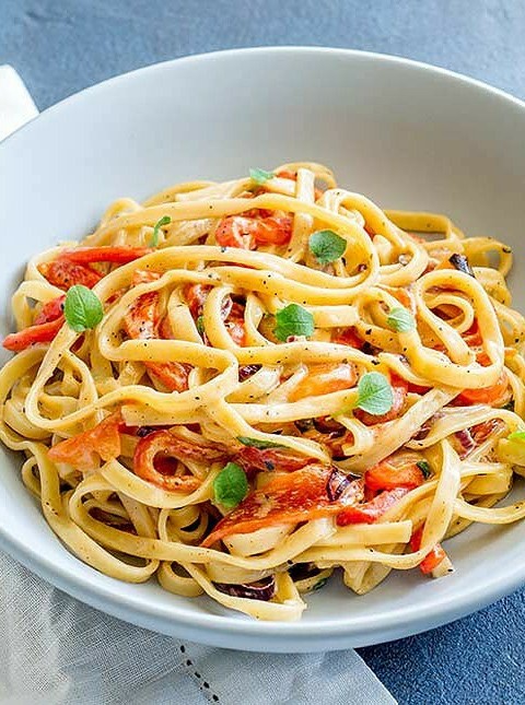 Sweet Pepper Pasta Delight