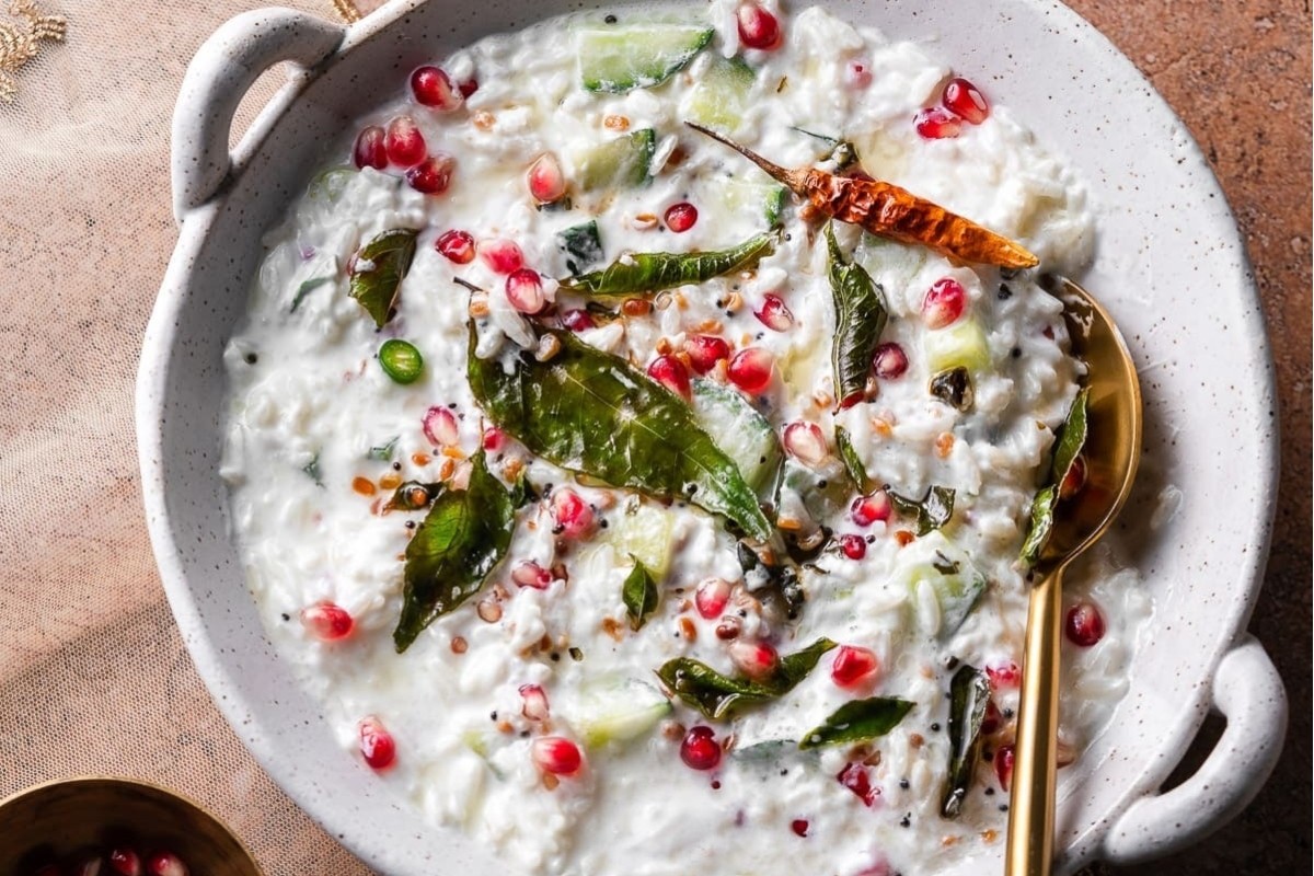 Yogurt Rice: A South Indian Summer Delight