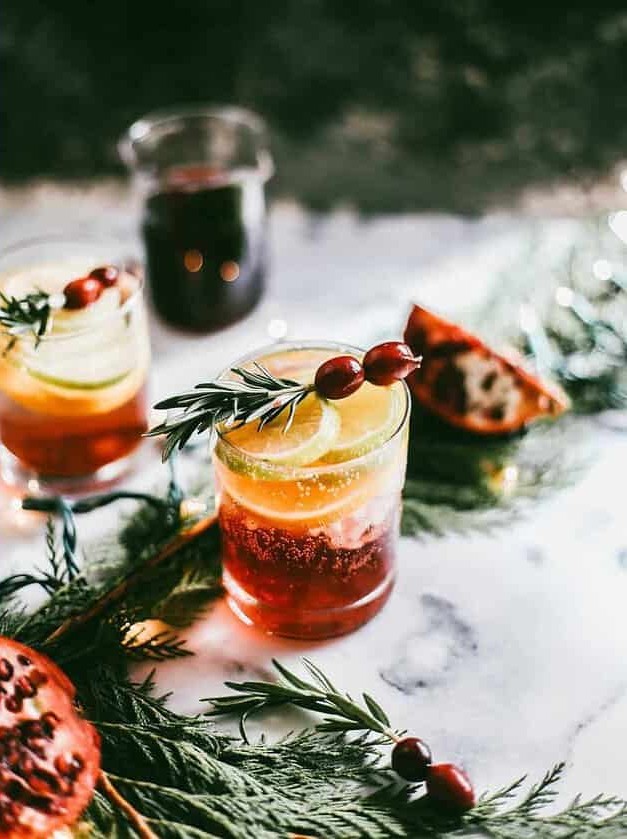 Pomegranate Sparkle Holiday Cocktails