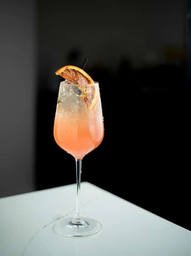 Floral Bitters Spritz with Grapefruit Zing