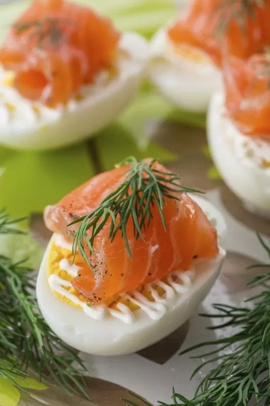 Smoked Salmon Infused Deviled Egg Delights