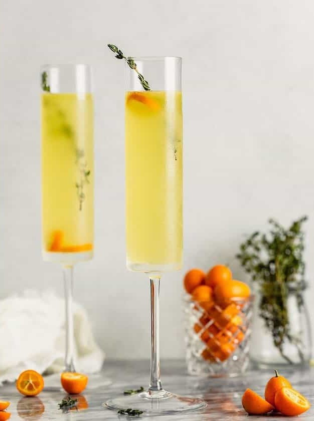 Vodka Cocktail with Zesty Kumquat & Thyme