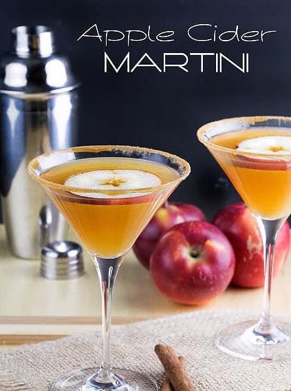 Autumn Apple Cider Cocktail Delight
