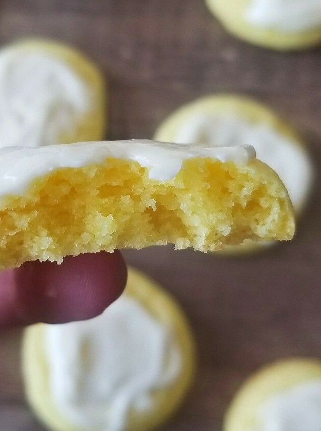 Lemon Cake Mix Sugar Cookies