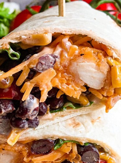 Southwest Chicken Wrap Recipe