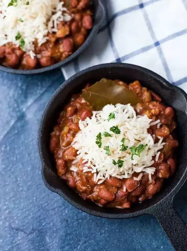Hearty Vegan Red Beans and Rice