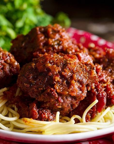 Meatballs in Hearty Marinara Sauce Recipe