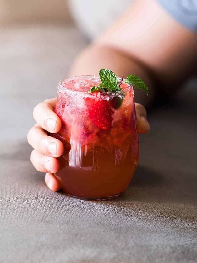 Strawberry Mint Twist on Classic Moscow Mule