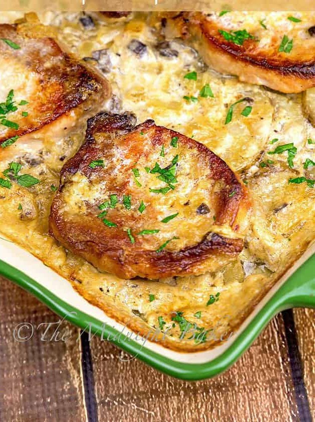 Creamy Pork Chops & Potato Casserole