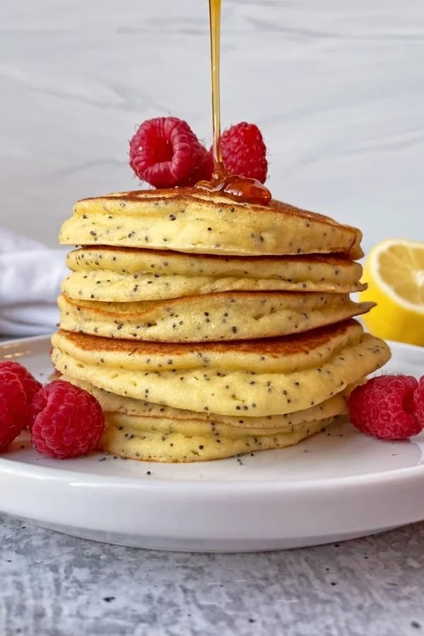 Paleo Lemon Poppyseed Pancakes Perfection