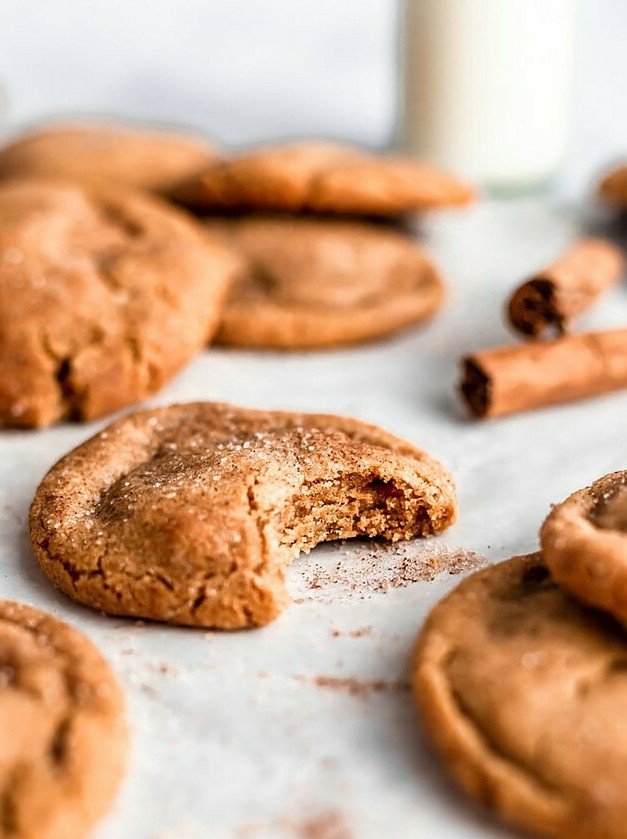 Caramel Snickerdoodles with Cinnamon Crunch