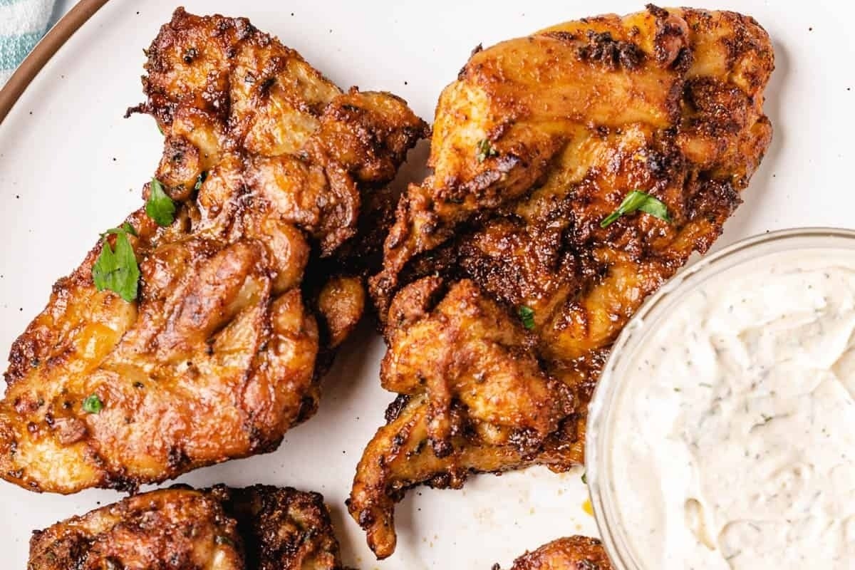 Quick Air Fried Chicken Thigh Delights
